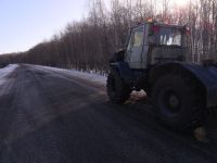 На всех дорогах Зауралья возобновили движение автобусов, такси и большегрузов