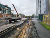 В Кургане закрыли участок улицы Кирова