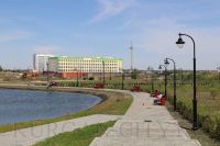 Детская площадка со светящимися планетами появится в парке в Заозерном