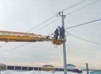 В Кургане начали устанавливать новые светильники в 16-ти районах