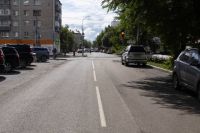 Участок улицы Томина отремонтировали в Кургане